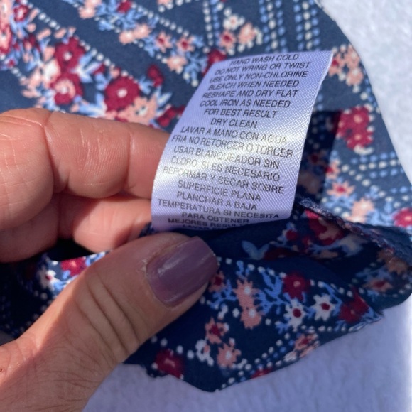 Women Wishful Thoughts Sleeveless Boho blouse size Medium - Picture 3 of 7